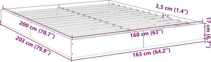 Actual product image vidaXL Kees (160 x 200 cm)