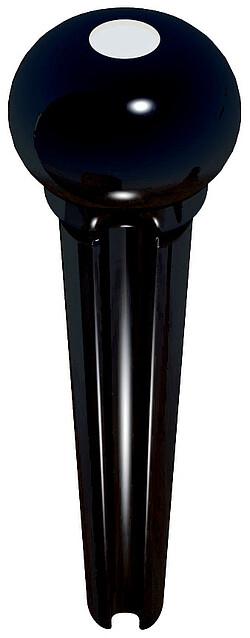Produktbild Graph Tech Pin PP 2122-00 black/white (Instrumenten Tonabnehmer)