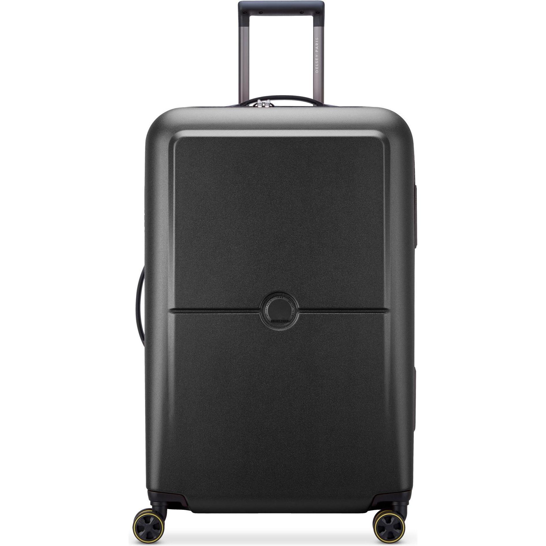 Delsey Nero Valigia, Carrello A 4 Ruote Turenne 2.0 76 Cm, (91 L)