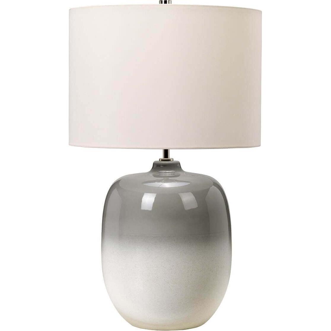 Elstead Lighting, Tischlampe, Chalk Farm Tischleuchte E27 Hellgrau, kreideweiss Elfenbein (E27)