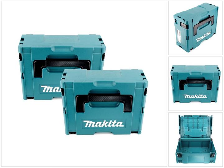 Produktbild Makita 2x Kunststoff Werkzeug Koffer MAKPAC 2 - ohne Einlage (1 Teile)