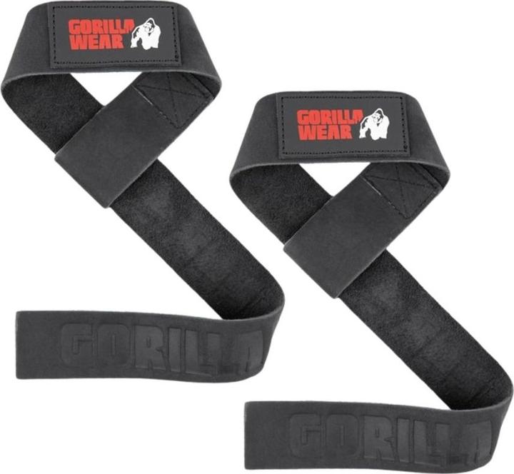 Actual product image Gorilla Wear Leather lifting strap