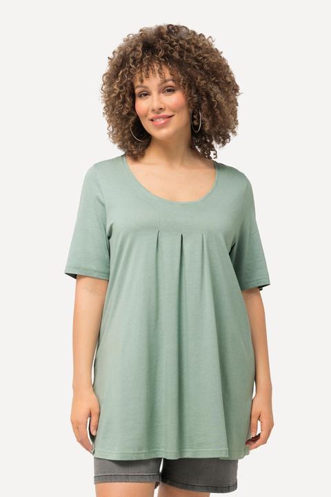 Actual product image Ulla Popken Essential Front Pleat Tee (42, 44)