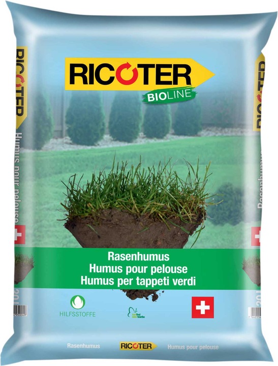 Produktbild Ricoter Rasenhumus (30 l, Erde ohne Torf)