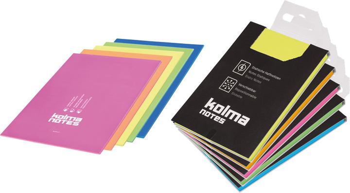 Image du produit Kolma Notes adhésives A7 statiques assorties (74 x 105 mm)