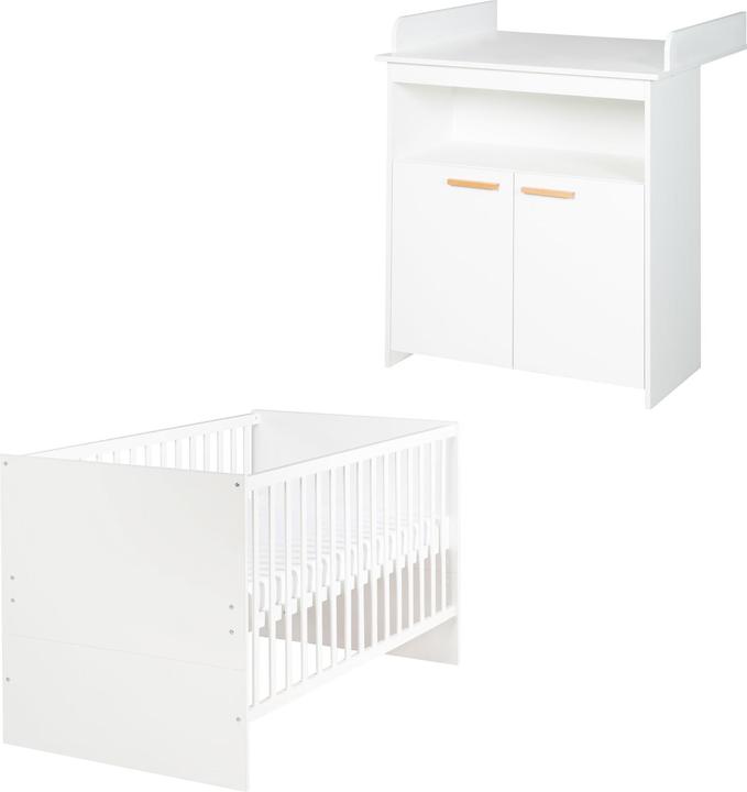 Produktbild Roba Kinderzimmerset Anton (Babybett, Wickelkommode)