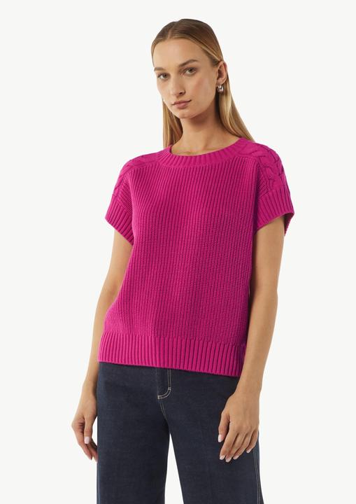 Image du produit Comma Strickpullunder Weiter Strickpullunder mit Zopfmuster-Detail (S)