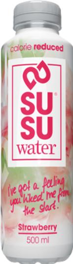 Actual product image Susu Water Strawberry (500ml) (1 x 50 cl)
