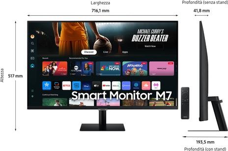 Image du produit Samsung Smart M7 - M70D (3840 x 2160 pixels, 32")