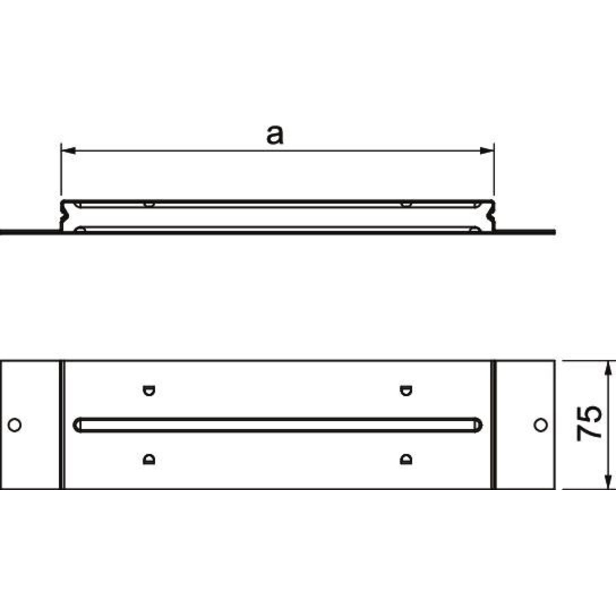 Thumbnail - OBO Bettermann, Kabelschutz + Kabelführung, VL 250-2 Verbindungslasche leitend f EÜK-2 323x75x28,2 7400992 (33 mm)