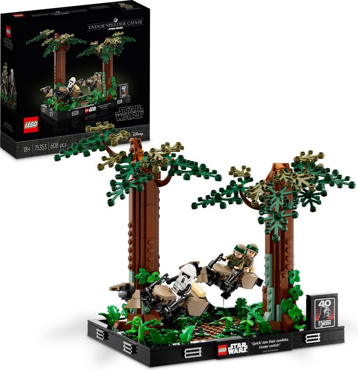 Image du produit LEGO Poursuite sur Endor - Diorama (75353, LEGO Star Wars)