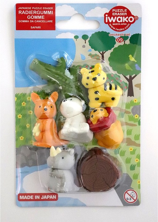 Produktbild Iwako Radiergummi Safari