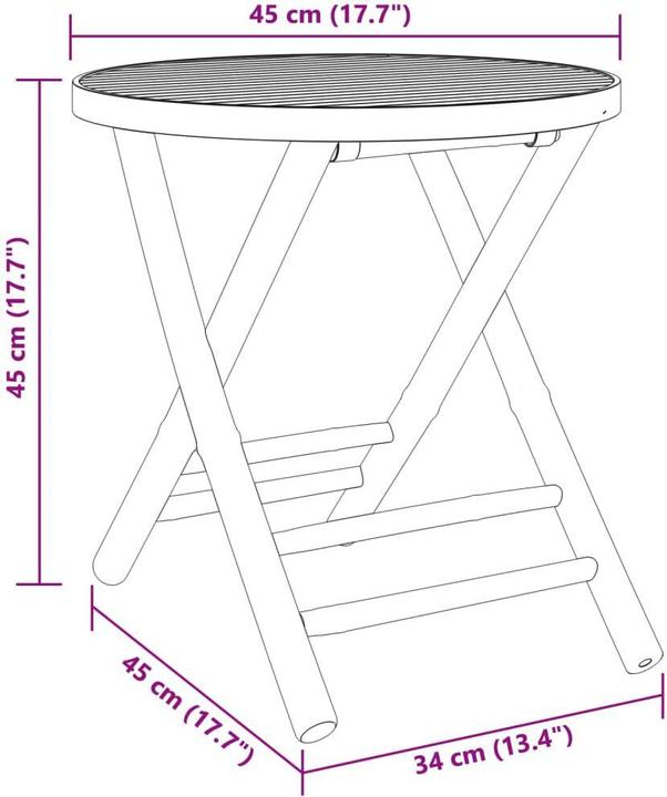 Produktbild vidaXL Bistro Set