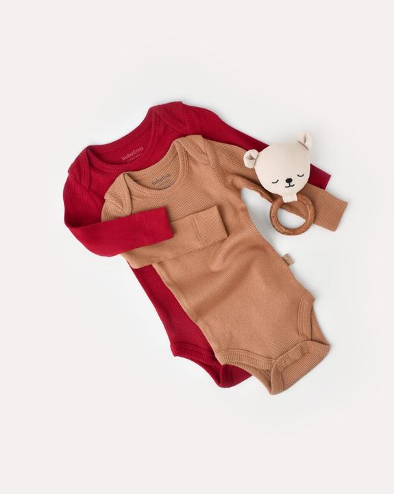 Produktbild BabyCosy Body. langarm. 2 Pack (80)