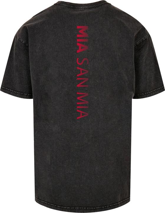 Actual product image FC Bayern München Mia San Mia V GR Acid Washed Heavy Oversize Tee - 115607 (M)