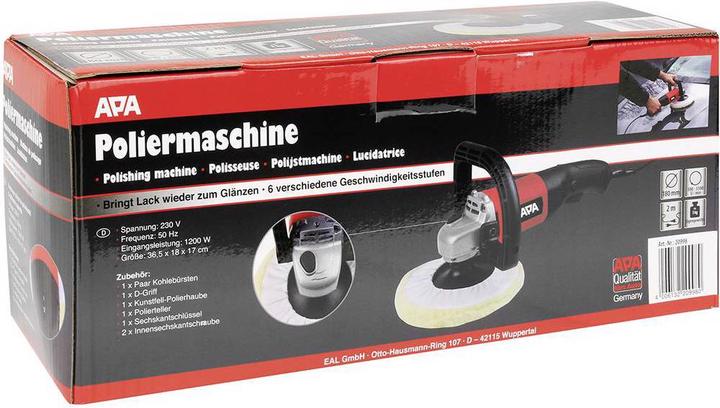 Produktbild APA Poliermaschine (Exzenterpolierer, 1200 W)