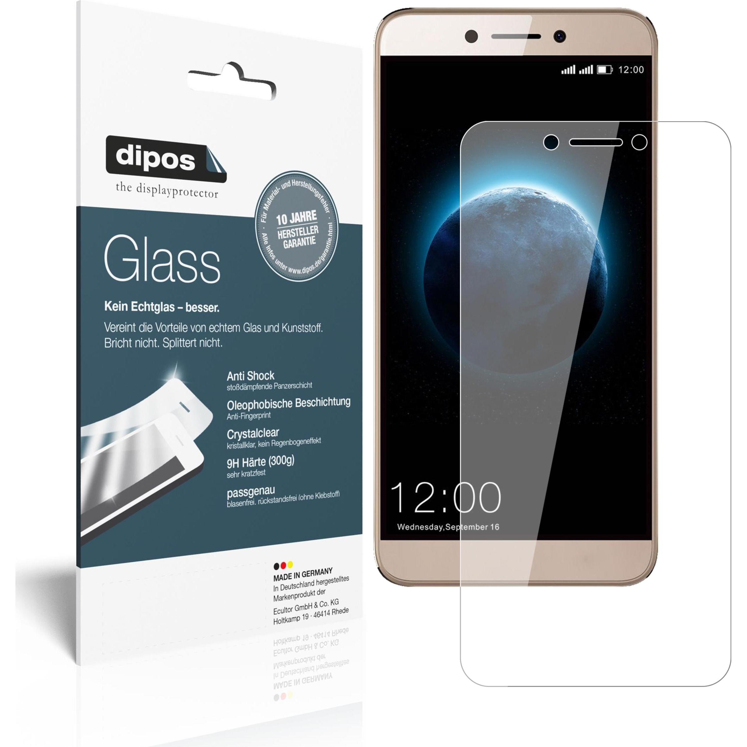 Dipos Displayschutz Anti-Shock (1 Stück, Leagoo T8s), Smartphone Schutzfolie, Transparent