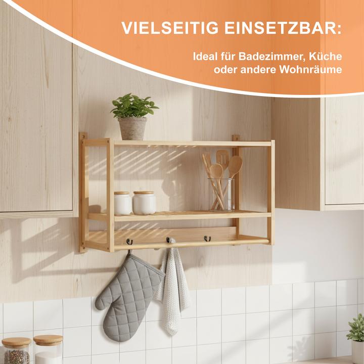 Actual product image Relaxdays Wall shelf (60 x 23.50 x 40 cm)