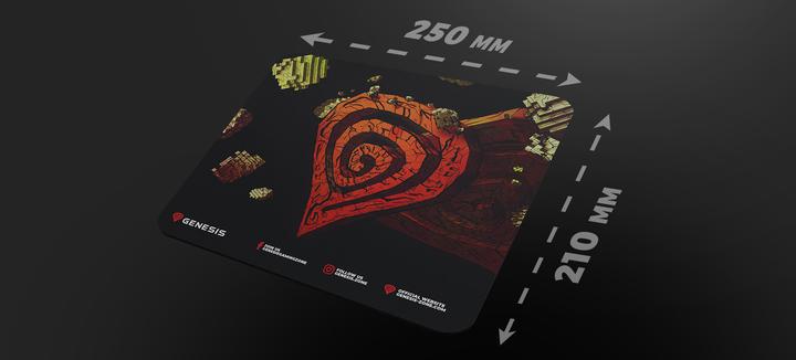 Produktbild Genesis Computermaus Ancient Stone of | Mauspad | 210 x 250 x 2,5 mm | Multicolor