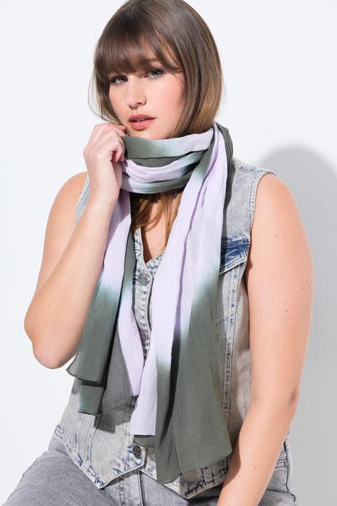 Immagine prodotto Ulla Popken Sciarpa con frange e righe batik