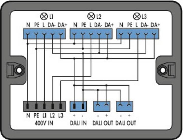 Actual product image Wago 899-631/455-000 Distribution box DALI (Terminal strips)
