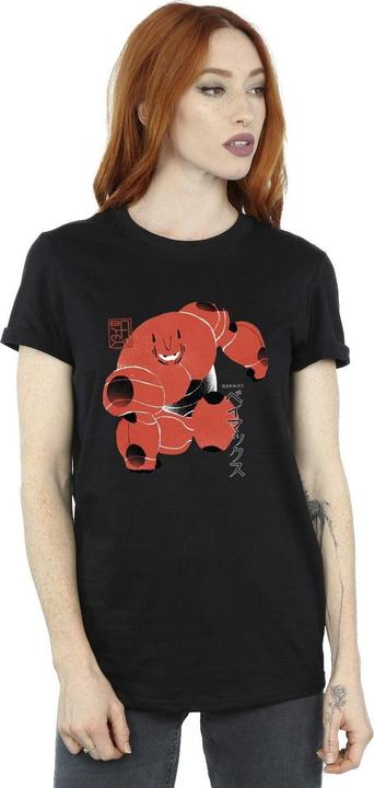 Actual product image Disney Womens/Ladies Big Hero 6 Baymax Suite Pose Cotton Boyfriend T-Shirt (3XL)