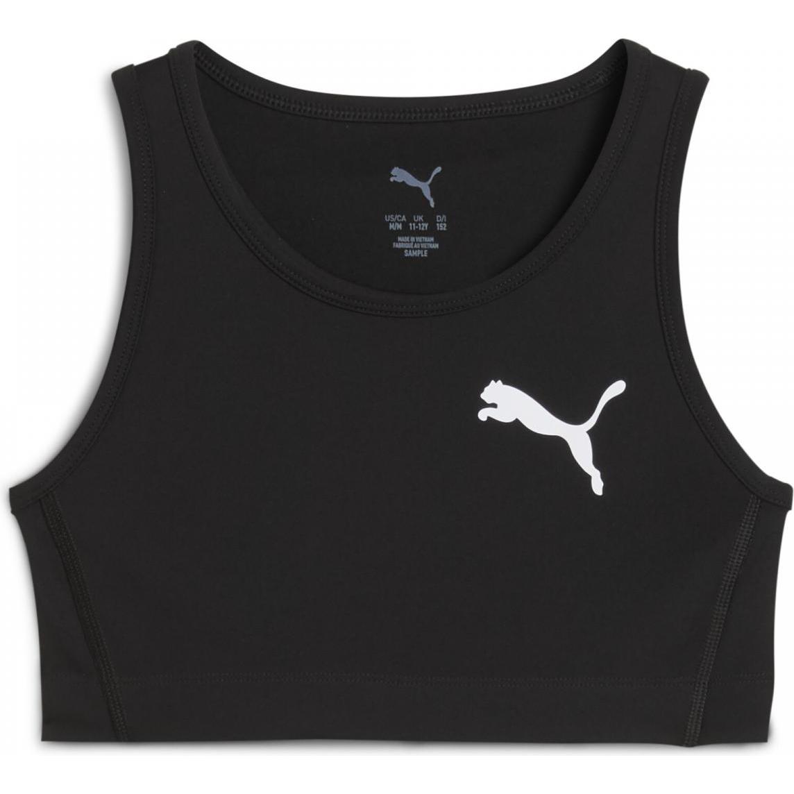 Puma, Herren, Sportshirt, G Y Cross The Line Crop 3.0 (164), Weiss, 164