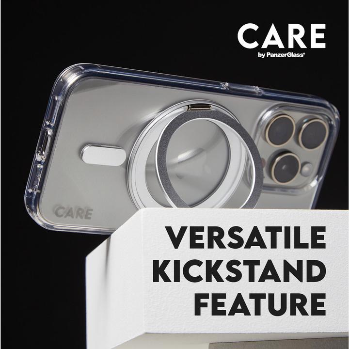 Produktbild PanzerGlass CARE Kickstand & MagSafe iPhone '24 6.7" silver (Apple iPhone 16 Plus)