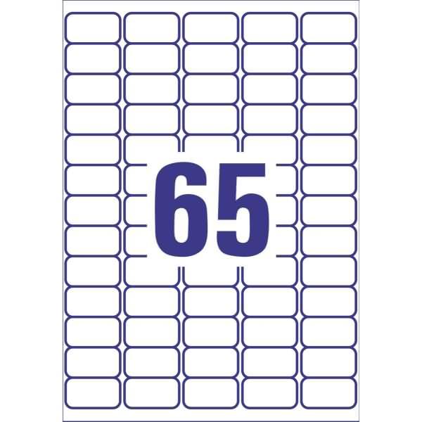 Actual product image Avery Transparent address labels