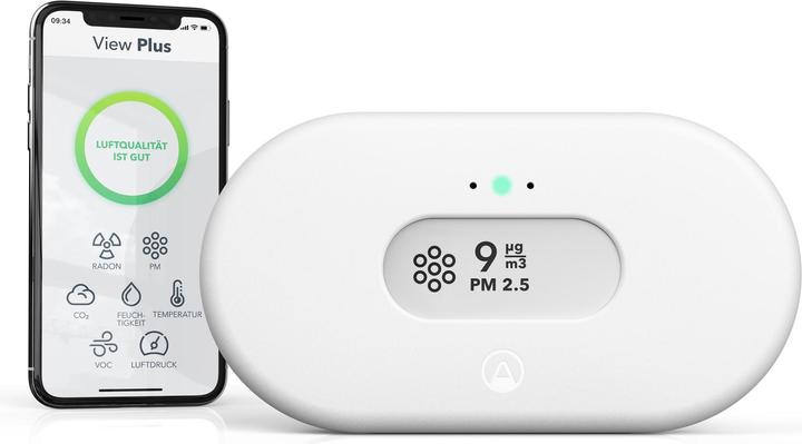 Actual product image Airthings 1 x View Plus & 1 x View Pollution