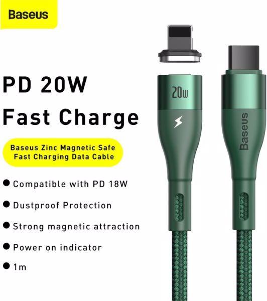Produktbild Baseus Zinc Magnetic Safe Fast Charging Data Cable (1 m)