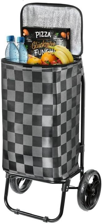 Produktbild Easymaxx Einkaufstrolley 52 l, Schwarz / Grau