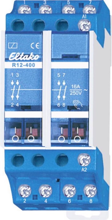 Image du produit Eltako Relais de commutation 230V. 4 fermeurs 16A/250V AC