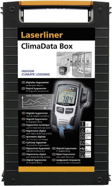 Produktbild Laserliner Luftfeuchtemessgerät (Hygrometer) ClimaData Box