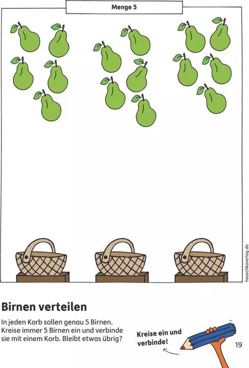 Produktbild Vorschulblock - Zahlen und Mengen (Deutsch, Sabine Dengl, 2018)