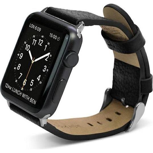 Xdoria Band Lux Cuir Noir 42mm Pour Apple Watch 1 2 3, Cinturini per orologi, Nero