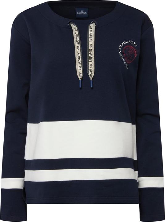 Produktbild Laurasøn Sweatshirt, Streifen, Print, Rundhals, Langarm (S)