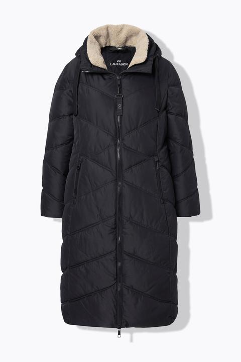 Actual product image Laurasøn Quilted Stand-up Collar Coat