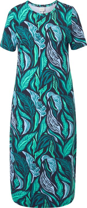 Produktbild Ulla Popken Maxikleid, Dschungel, Rundhals, Halbarm (50, 52)