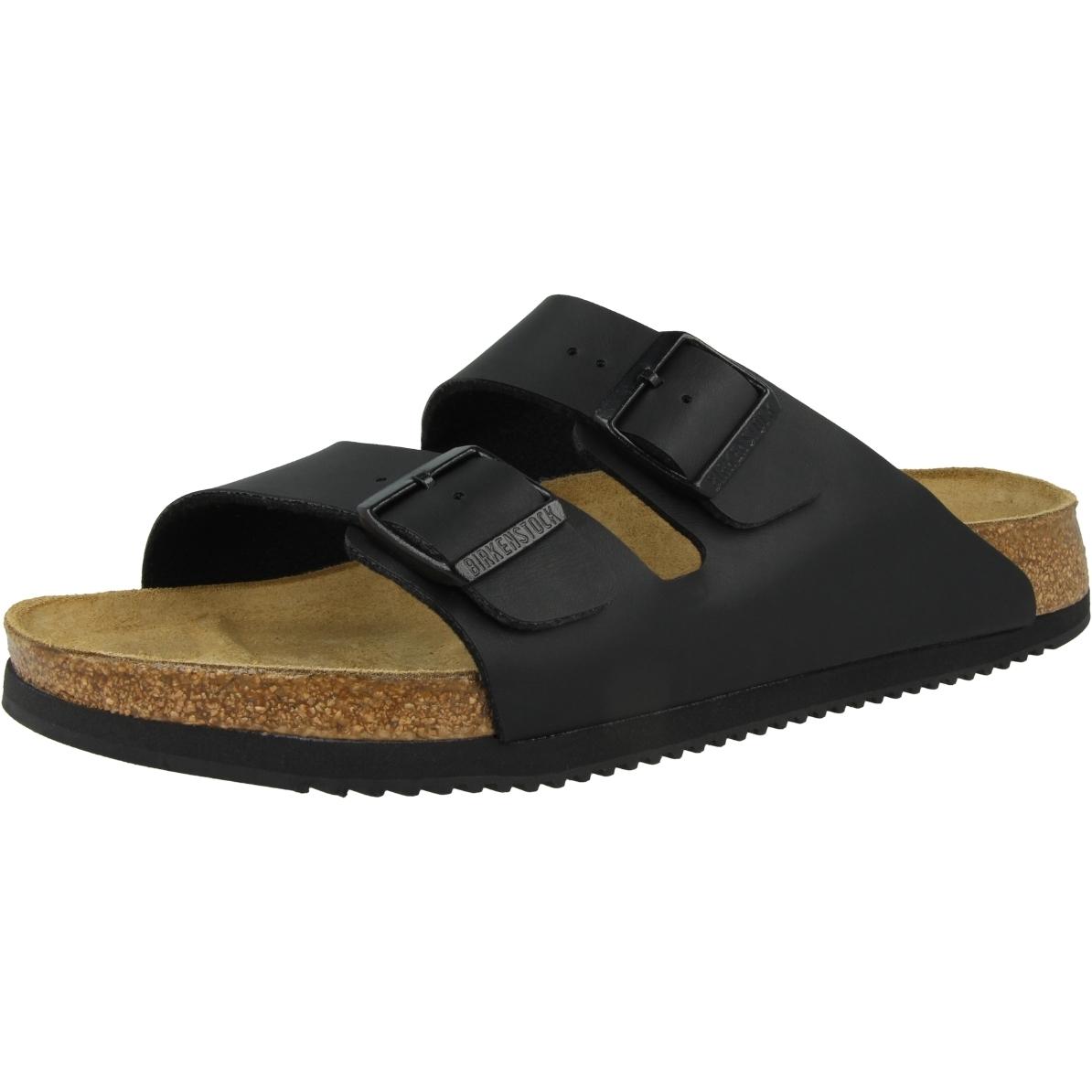 Birkenstock, Herren, Sandalen, Arizona Birko-Flor Normal, Schwarz, (38)