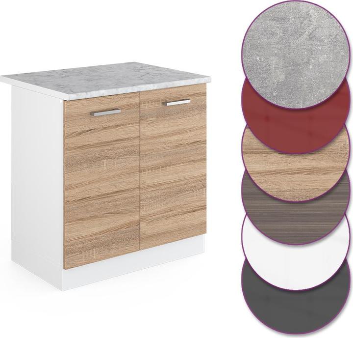 Actual product image Vicco Spülenunterschrank R-Line (80 x 60 x 81.60 cm)