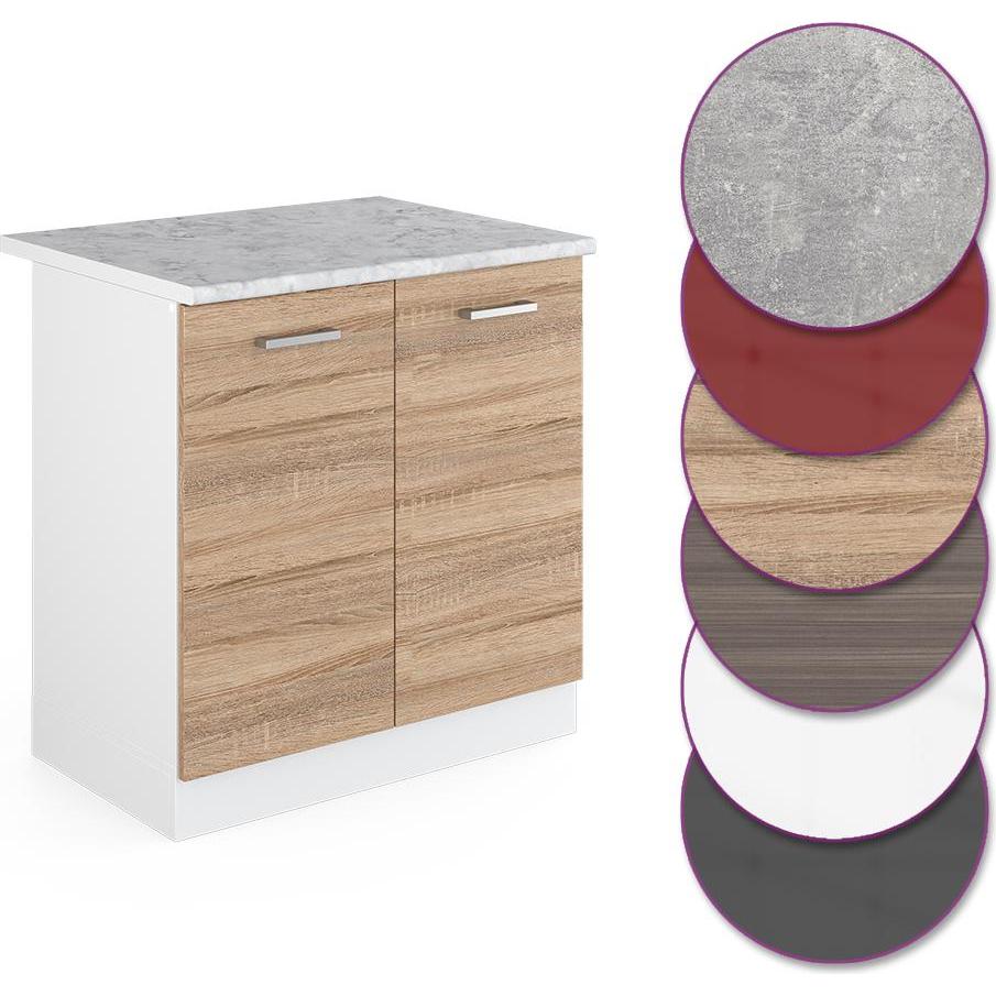 Vicco, Regal, Spülenunterschrank R-Line (80 x 60 x 81.5 cm)