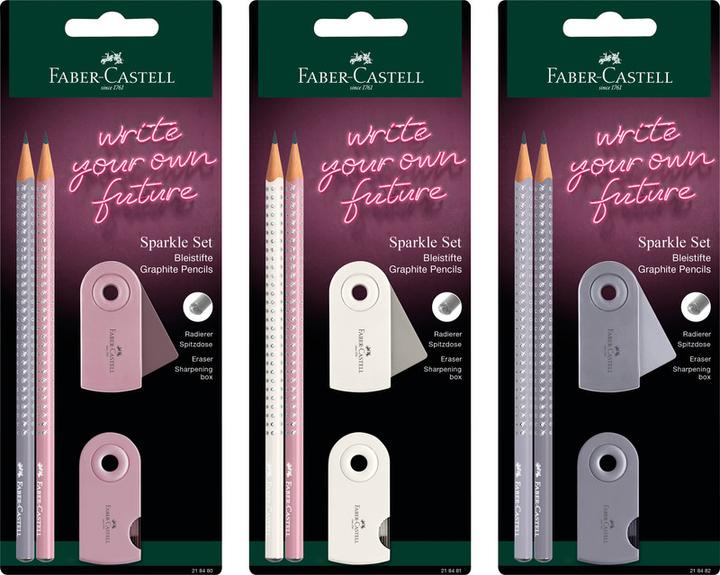 Produktbild Faber-Castell Schreibset Grip Sparkle (2 mm, B, 2 x)
