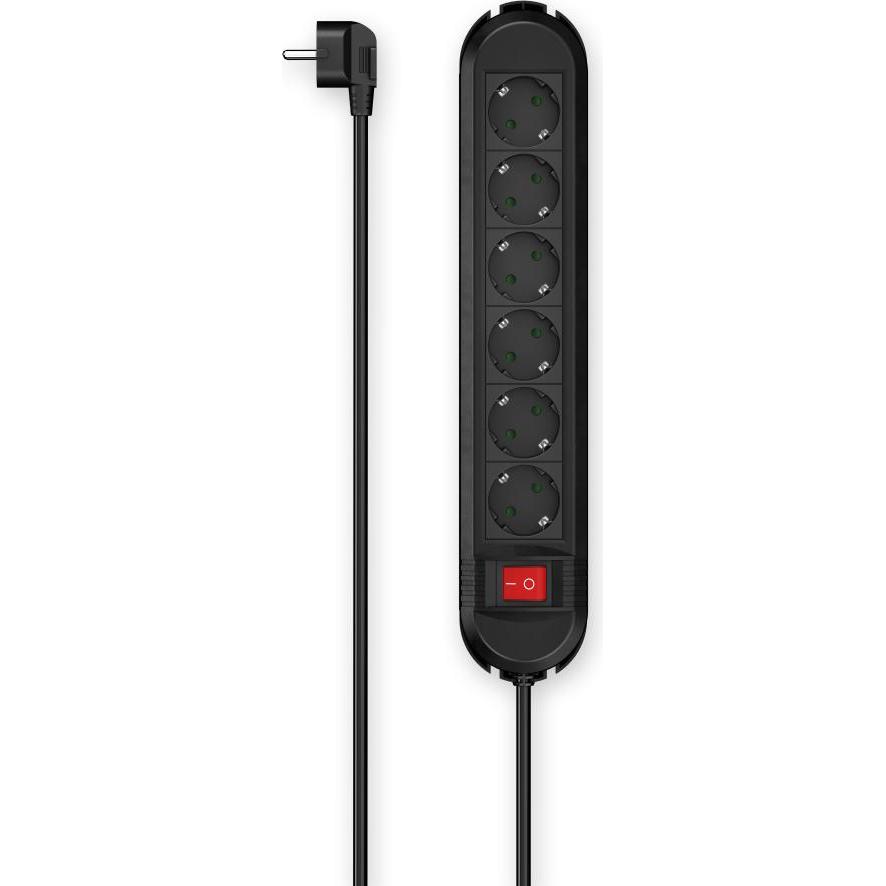 Hama, Steckdosenleiste, 00223038 Intelligente Steckerleiste 6 AC-Ausgänge 3 m (6 x, 3 m)