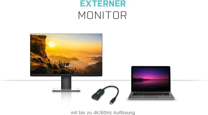 Immagine prodotto i-tec USB Typ-C zu (DP, 15 cm)