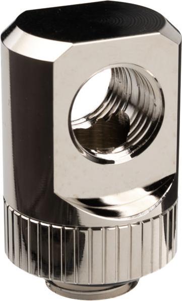 Actual product image EKWB EK-Torque adapter T-splitter G1/4 inch male to 2x G1/4 inch female - rotatable, nickel silver