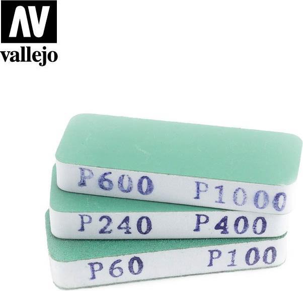 Produktbild Vallejo FlexiSander Dual Grit x3 (80x30x12mm) (T04004)