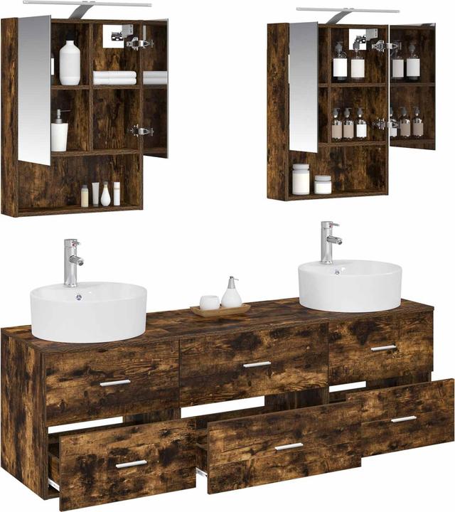 Actual product image vidaXL Badezimmerschrank