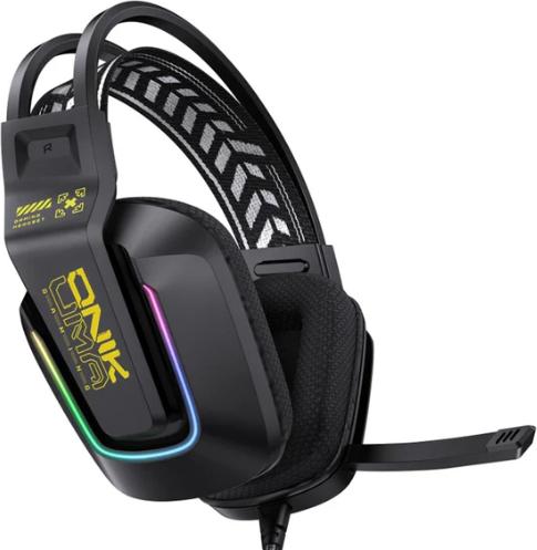 Actual product image Onikuma X13 Black 3.5MM GAMING HEADSET (Cable)