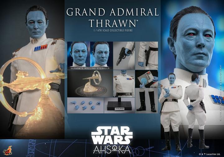 Actual product image Hot Toys Star Wars: Ahsoka Action Figure 1/6 Grand Admiral Thrawn 32 cm
